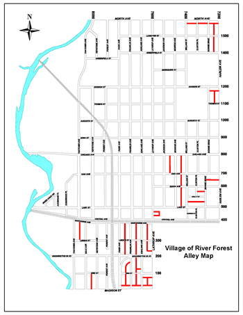 Green Alley Locations Maps