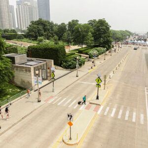 a pedestrian crosswalk