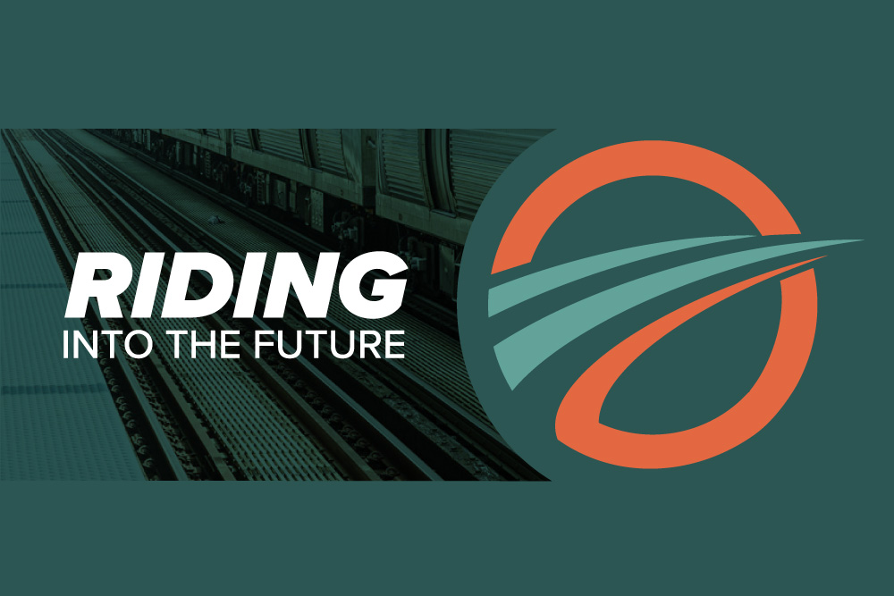 Riding into the Future logo
